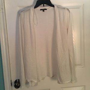 White cardigan